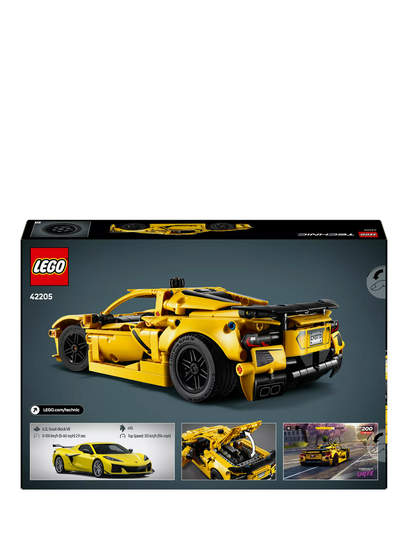 LEGO Technic Chevrolet Corvette Stingray 732-piece building set - British product