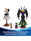 LEGO Disney building set Maleficent Cruella dresses 524 pieces (British brand)