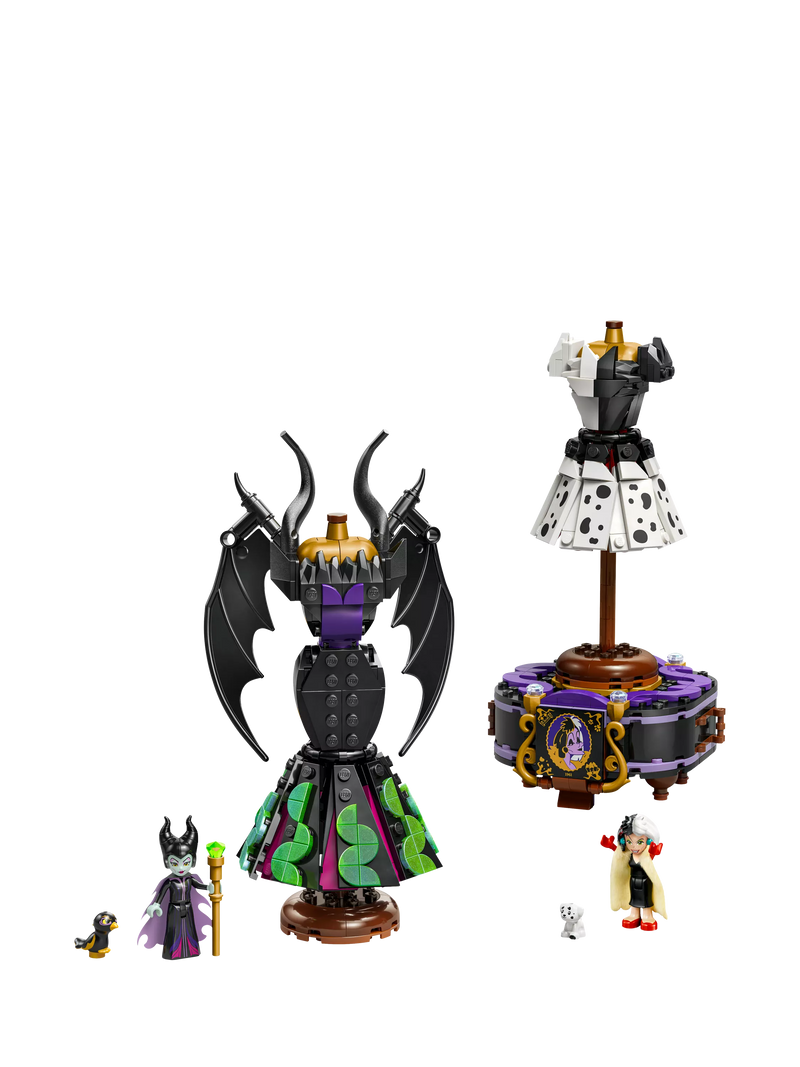 LEGO Disney building set Maleficent Cruella dresses 524 pieces (British brand)