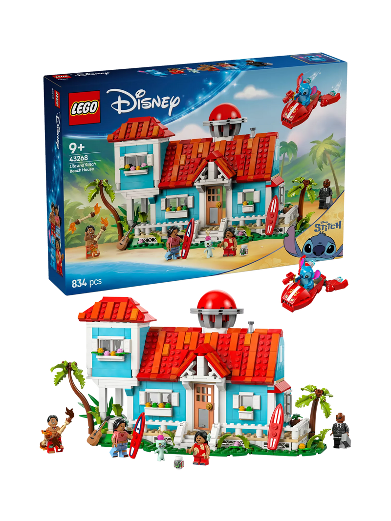 LEGO Disney Lilo and Stitch Beach House building set, UK version