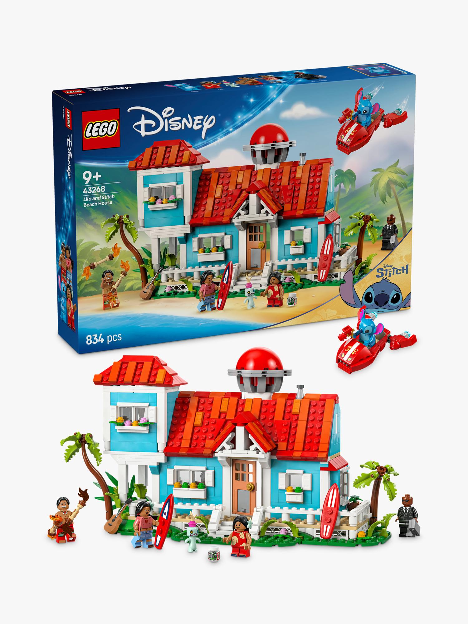 LEGO Disney Lilo and Stitch Beach House building set, UK version