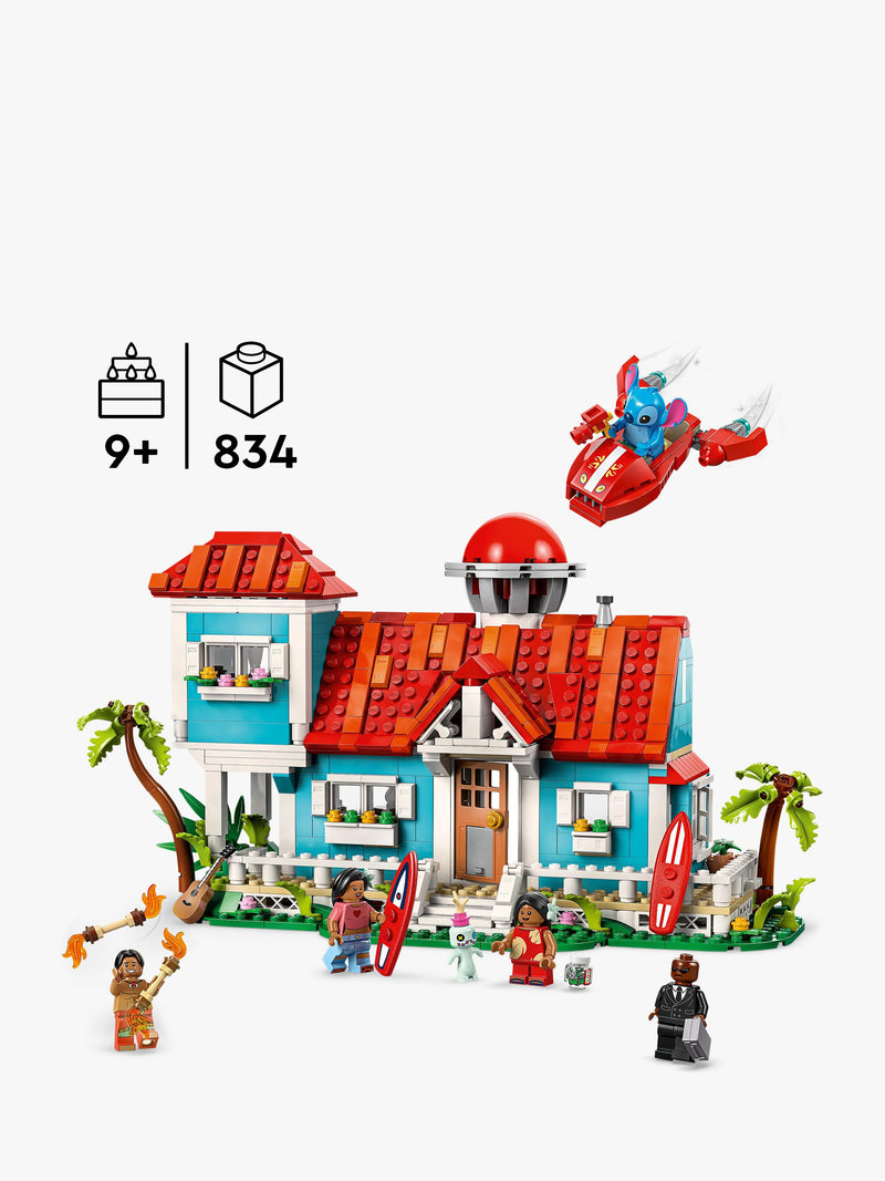 LEGO Disney Lilo and Stitch Beach House building set, UK version