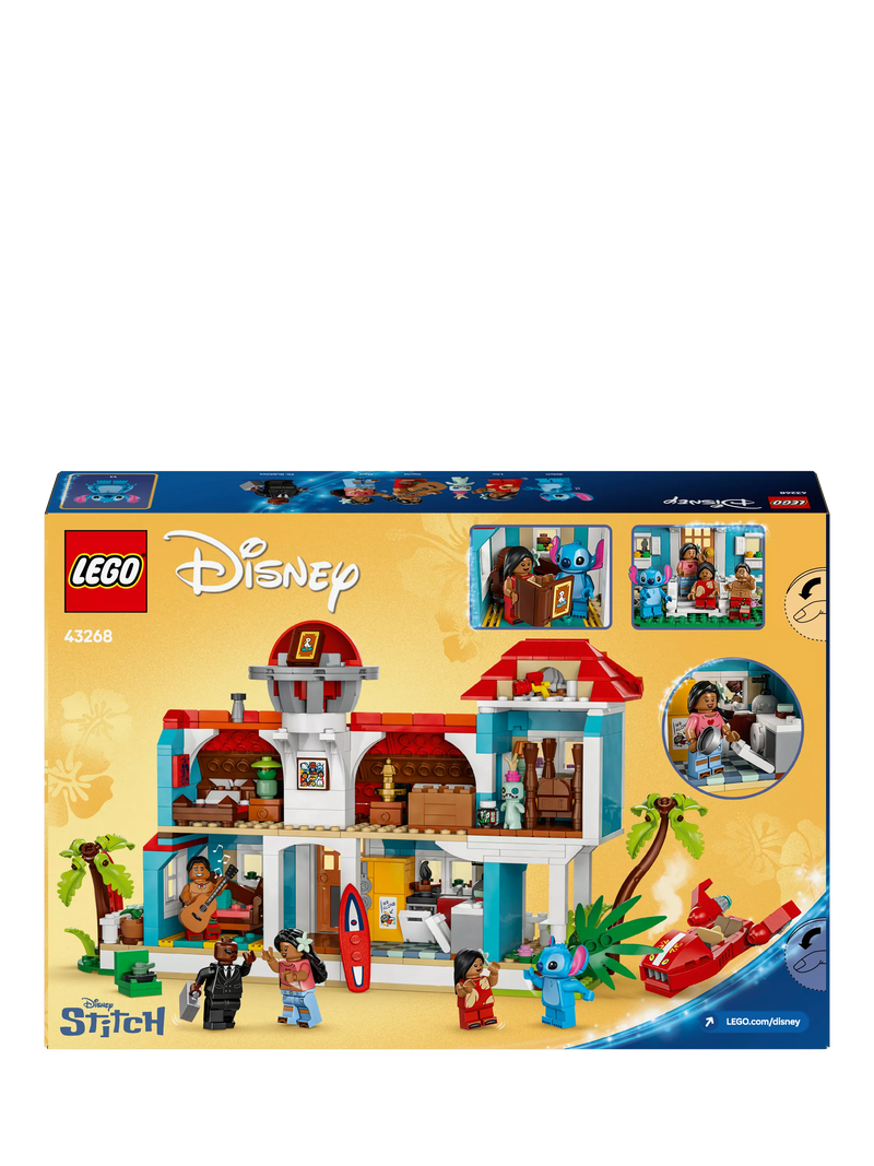 LEGO Disney Lilo and Stitch Beach House building set, UK version