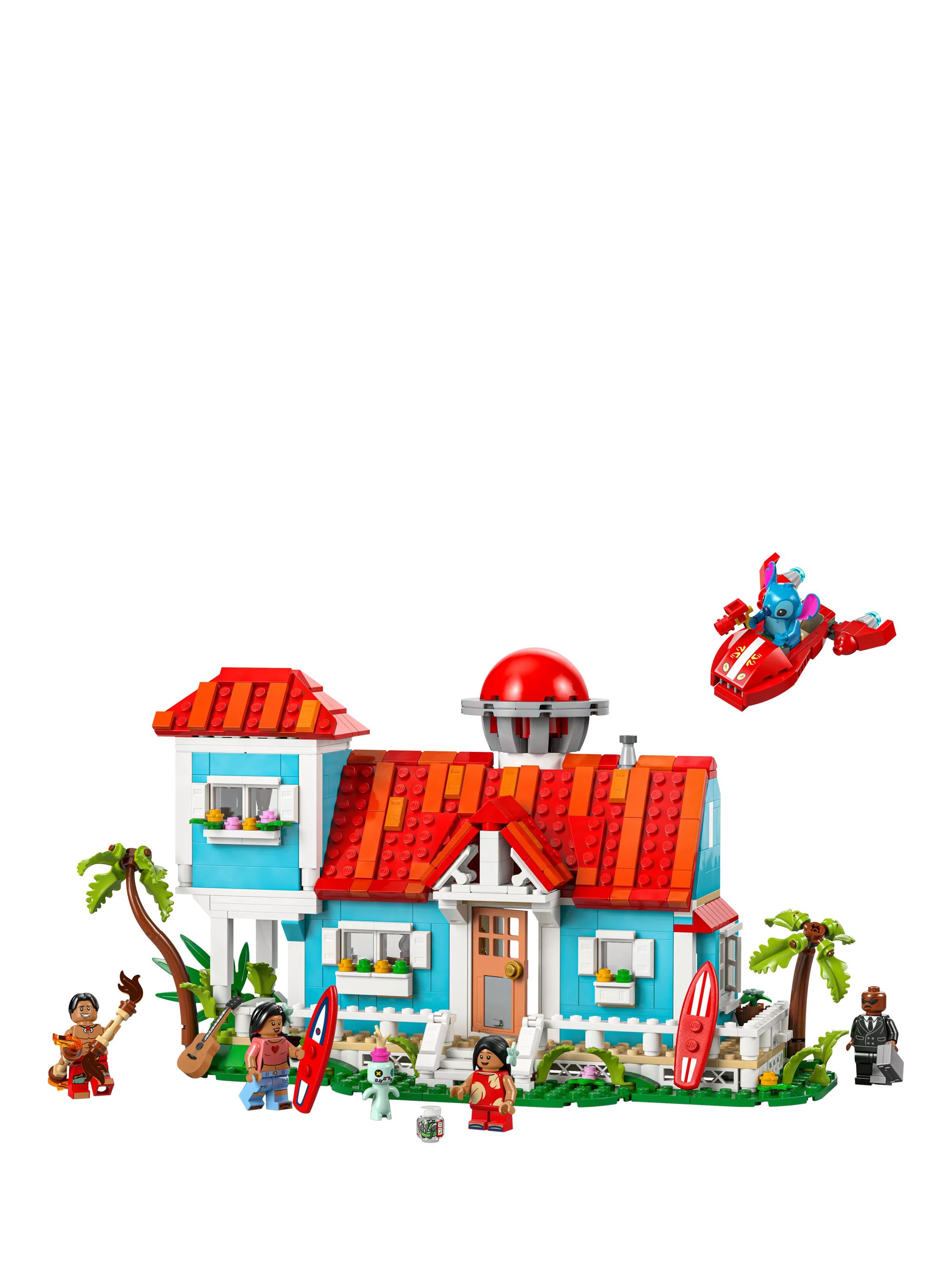 LEGO Disney Lilo and Stitch Beach House building set, UK version