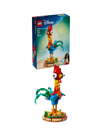 John Lewis Lego Disney Moana 2 Heihei Buildable Animal Toy- Buy online at McGrocer