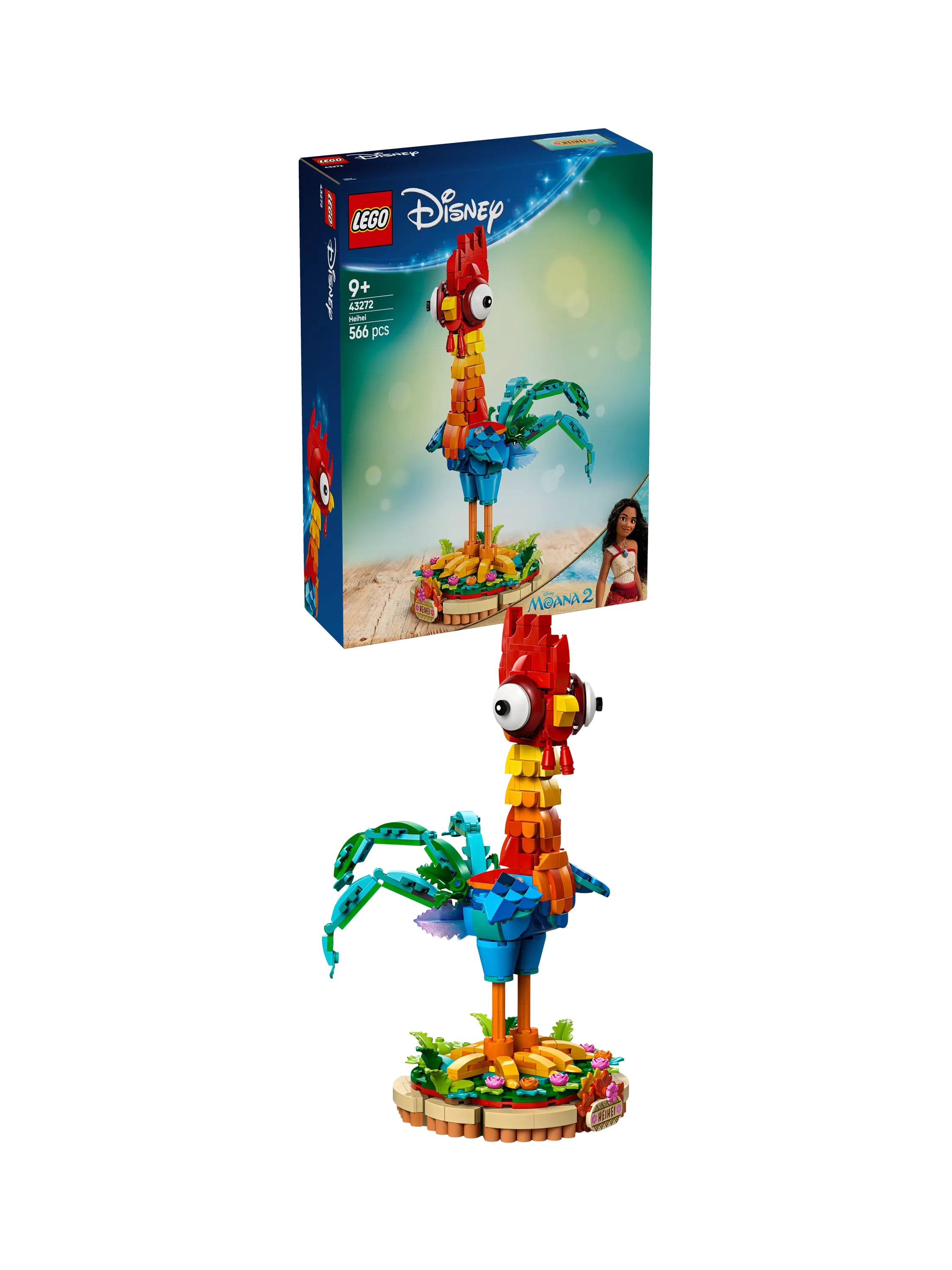 LEGO ǀ Disney Moana 2 Heihei Buildable Animal Toy 43272