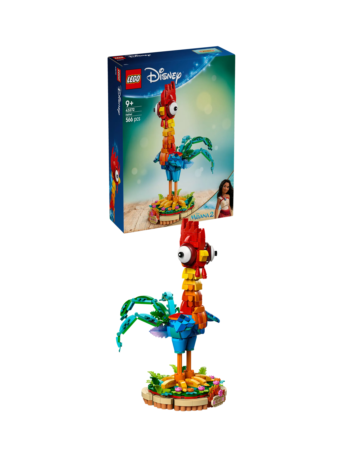 LEGO ǀ Disney Moana 2 Heihei Buildable Animal Toy 43272