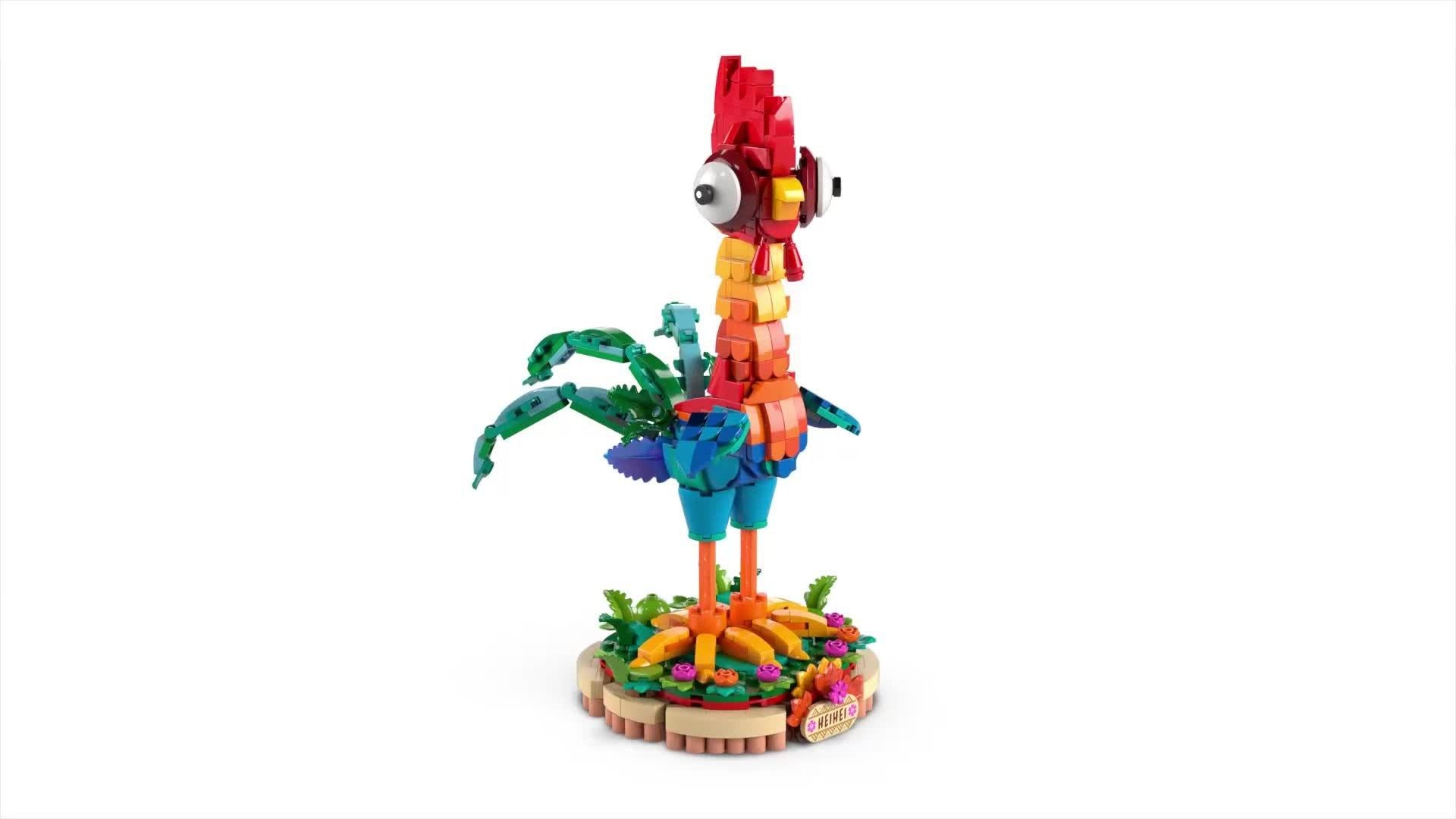 LEGO ǀ Disney Moana 2 Heihei Buildable Animal Toy 43272