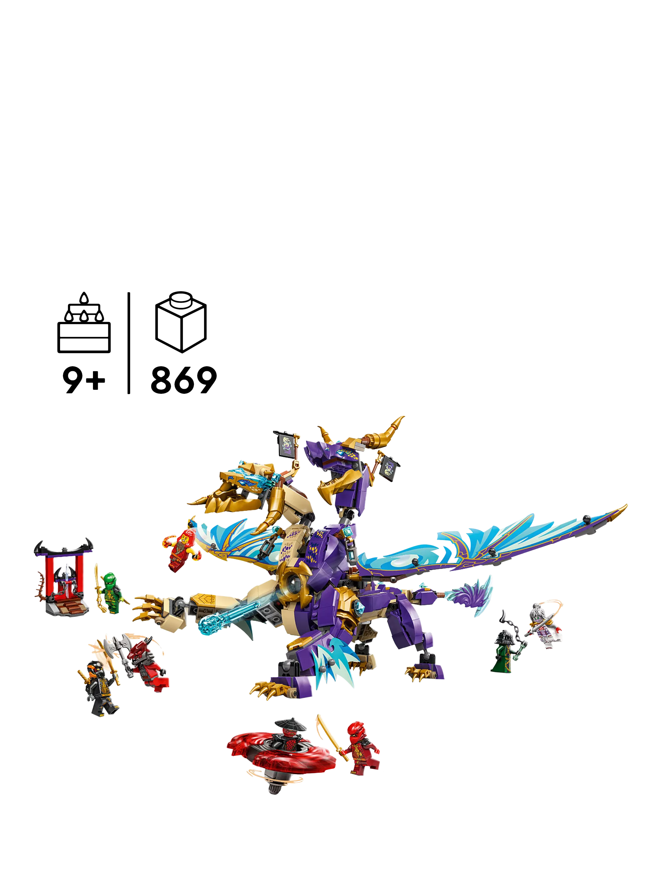 LEGO NINJAGO Arc Dragon building set 71836 - British product