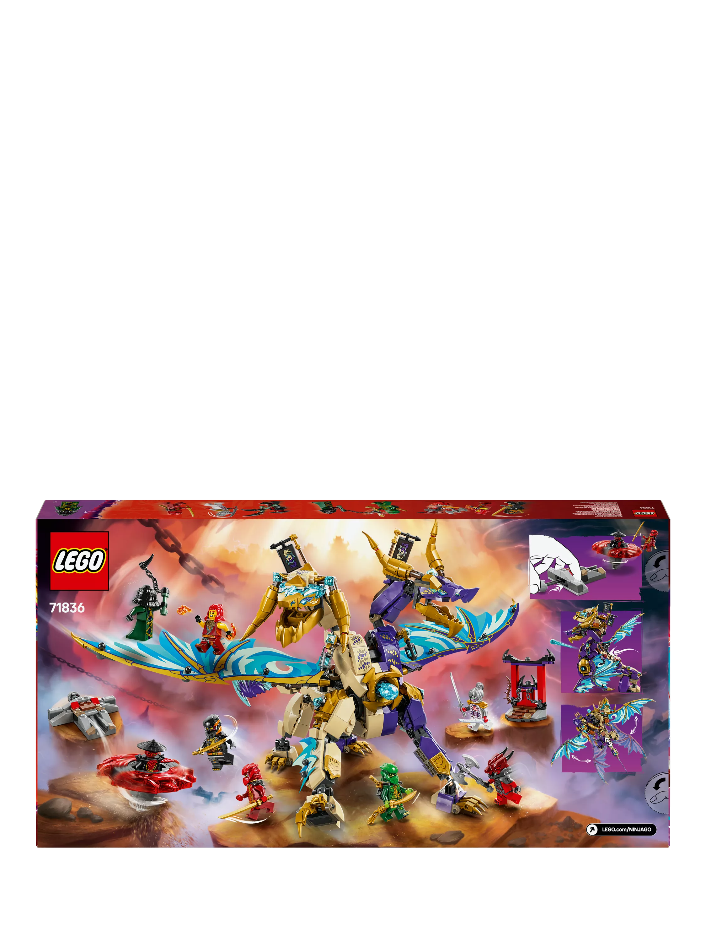 LEGO NINJAGO Arc Dragon building set 71836 - British product