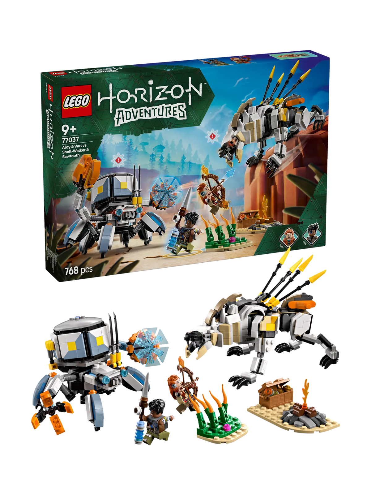LEGO Horizon Adventures Aloy Varl Shell-Walker Sawtooth set - British product