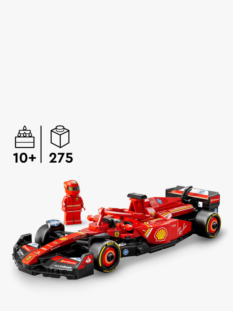 LEGO Ferrari SF-24 F1 car building set, imported from the UK