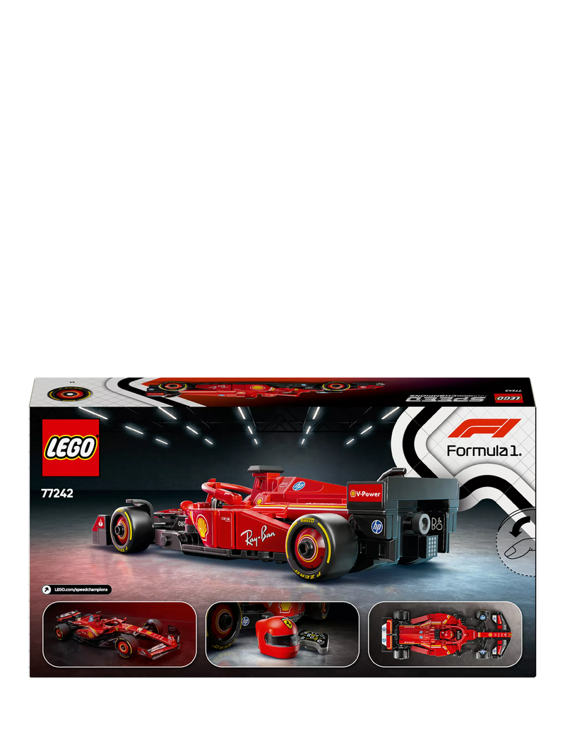 LEGO Ferrari SF-24 F1 car building set, imported from the UK