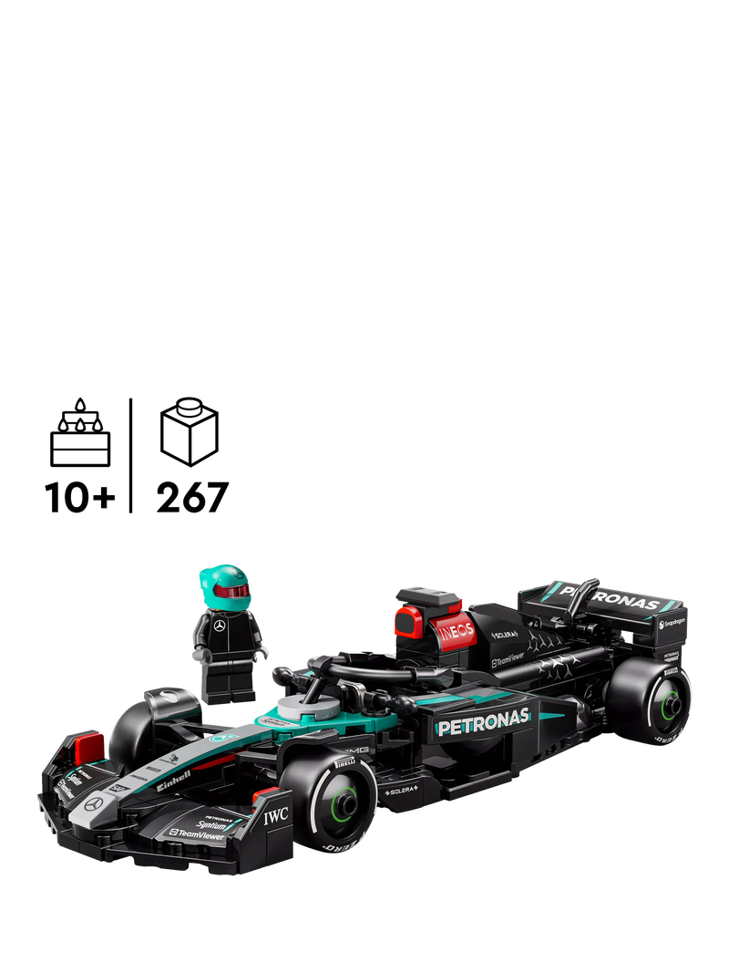 LEGO Speed Champions Mercedes-AMG F1 car 267 pieces - British product