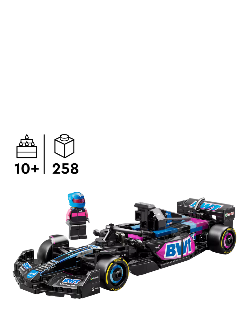 LEGO Speed Champions BWT Alpine F1 A524 258-piece set (British brand)