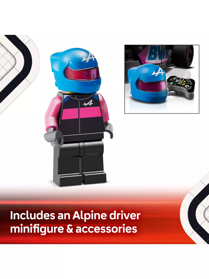 LEGO Speed Champions BWT Alpine F1 A524 258-piece set (British brand)