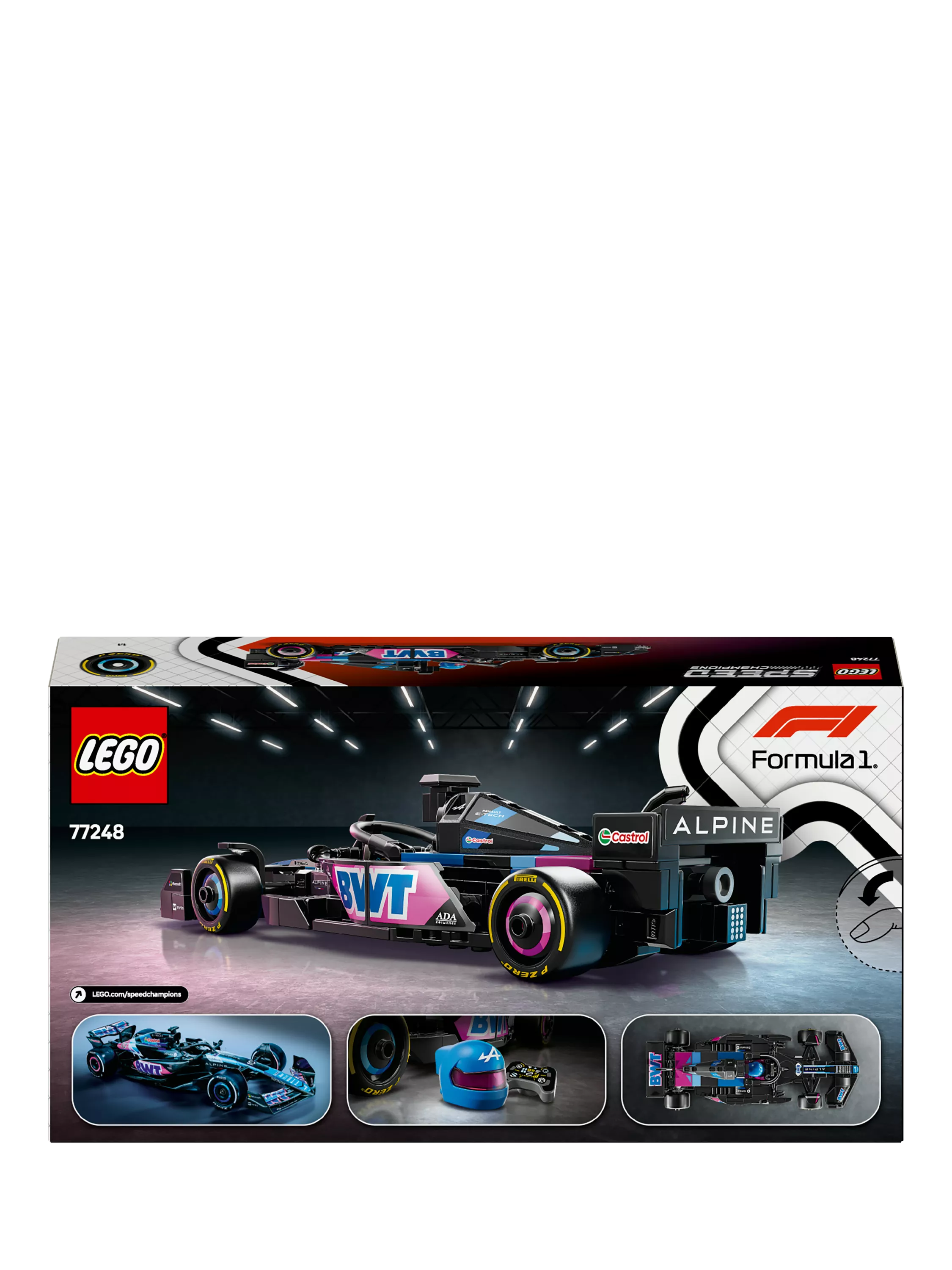 LEGO Speed Champions BWT Alpine F1 A524 258-piece set (British brand)