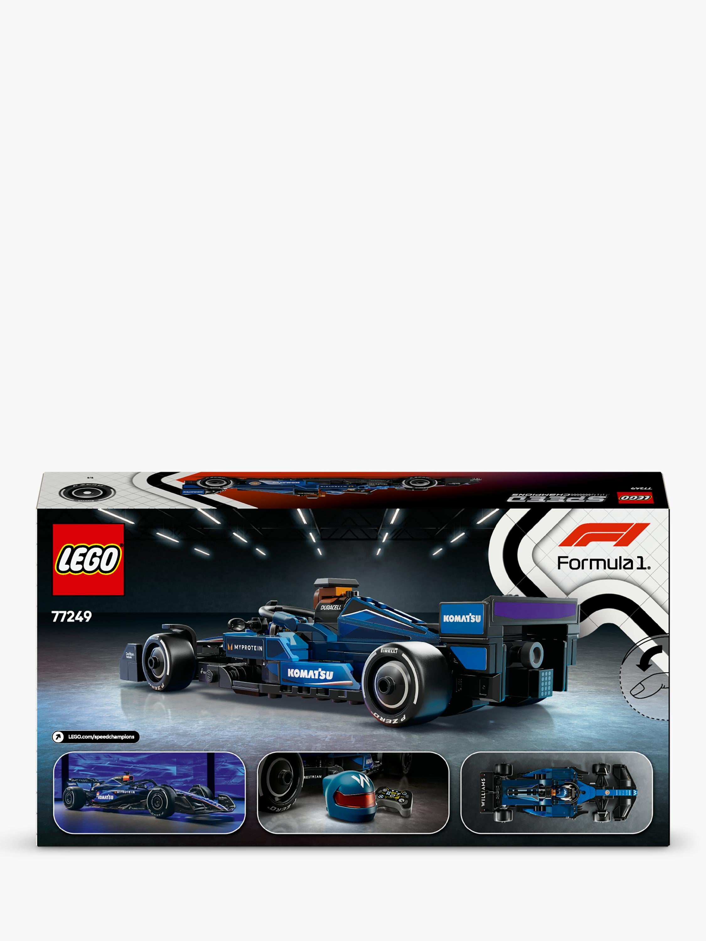 LEGO Speed Champions Williams Racing FW46 F1 car model kit, UK version