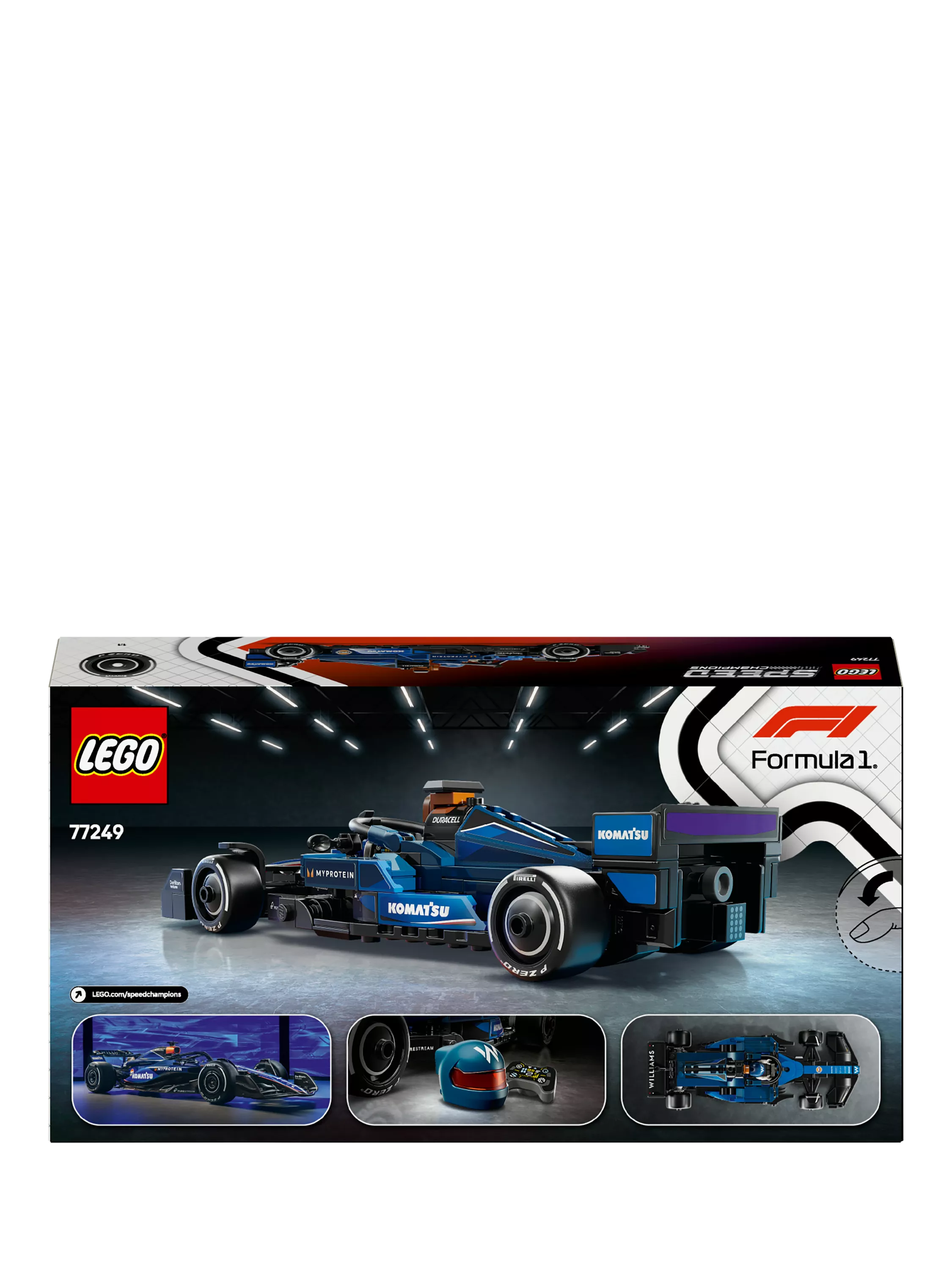 LEGO Speed Champions Williams Racing FW46 F1 car model kit, UK version