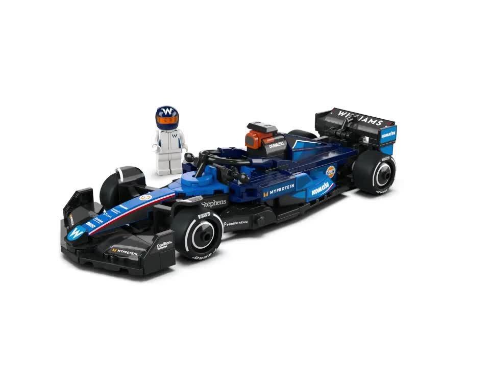 LEGO Speed Champions Williams Racing FW46 F1 car model kit, UK version