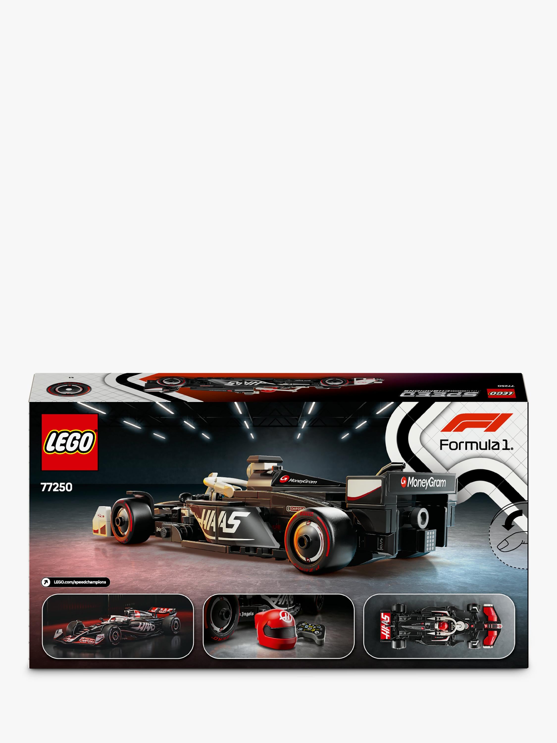 LEGO Speed Champions Haas F1 car building set 242 pieces, imported from the UK