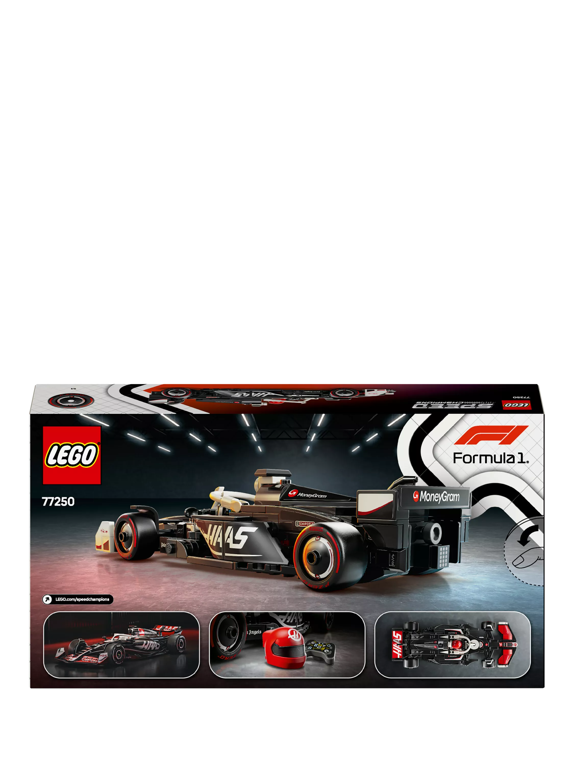 LEGO Speed Champions Haas F1 car building set 242 pieces, imported from the UK