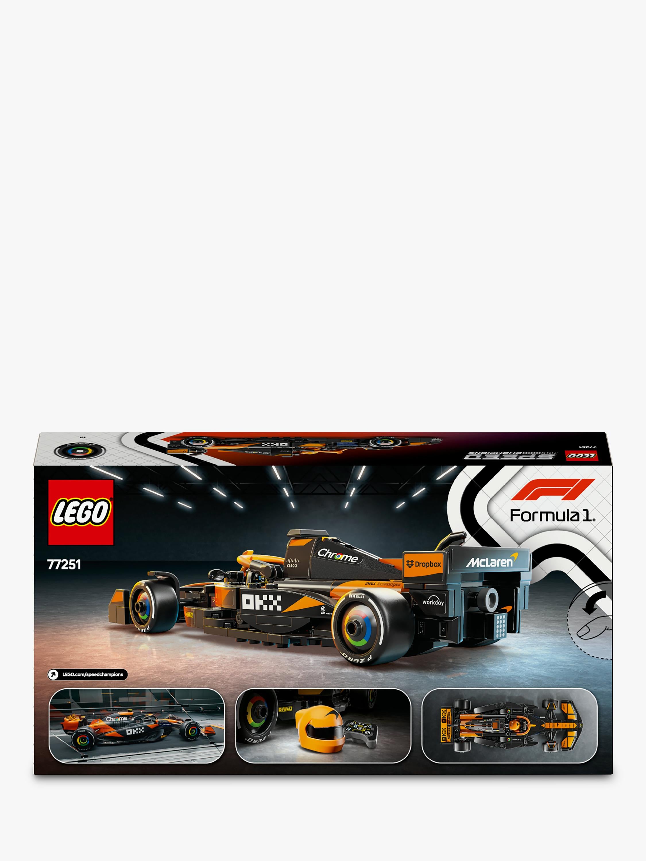 LEGO Speed Champions McLaren MCL38 building set 269 pieces - British product