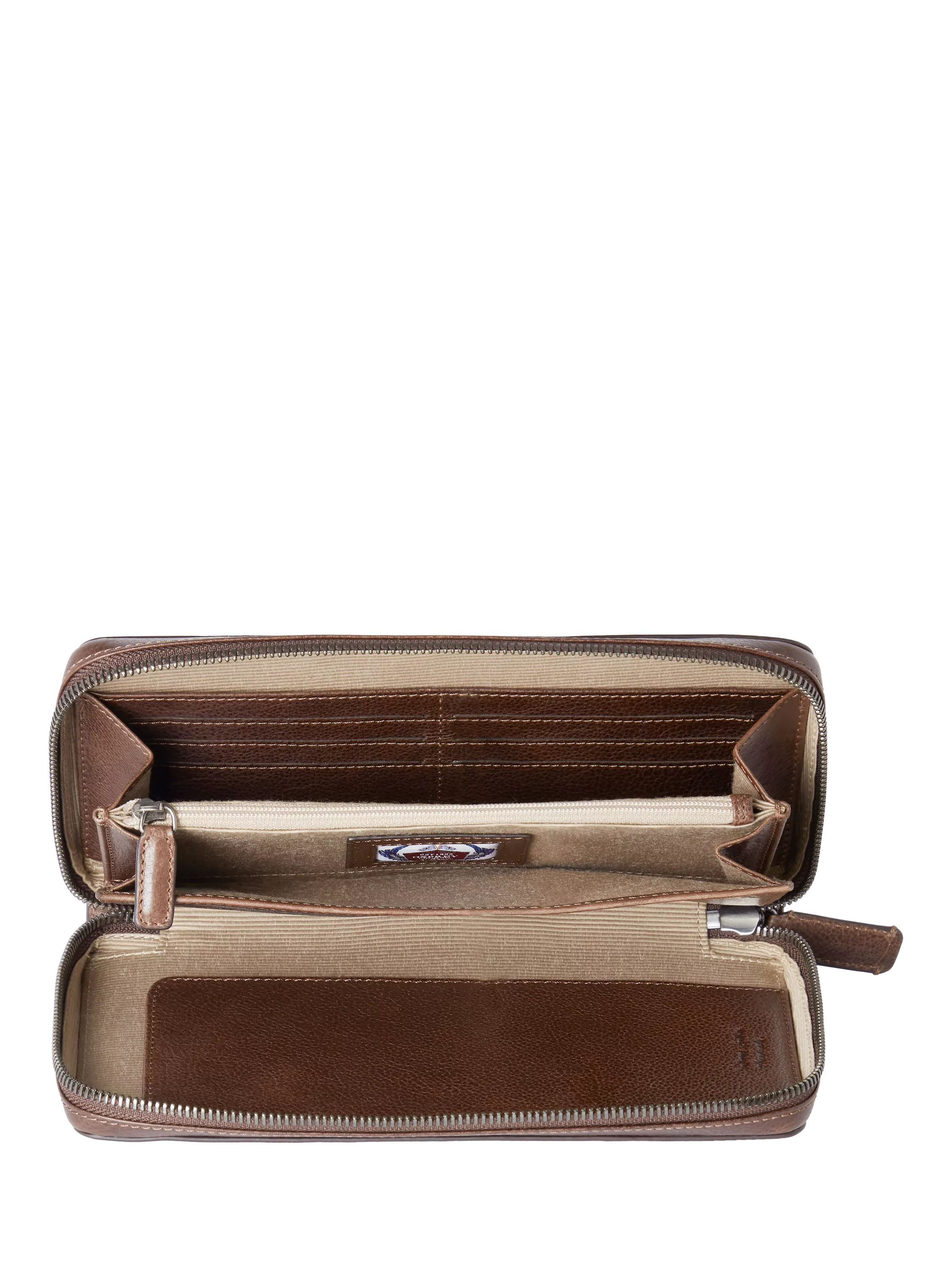 OSPREY LONDON Compass travel wallet Tan, imported from the UK