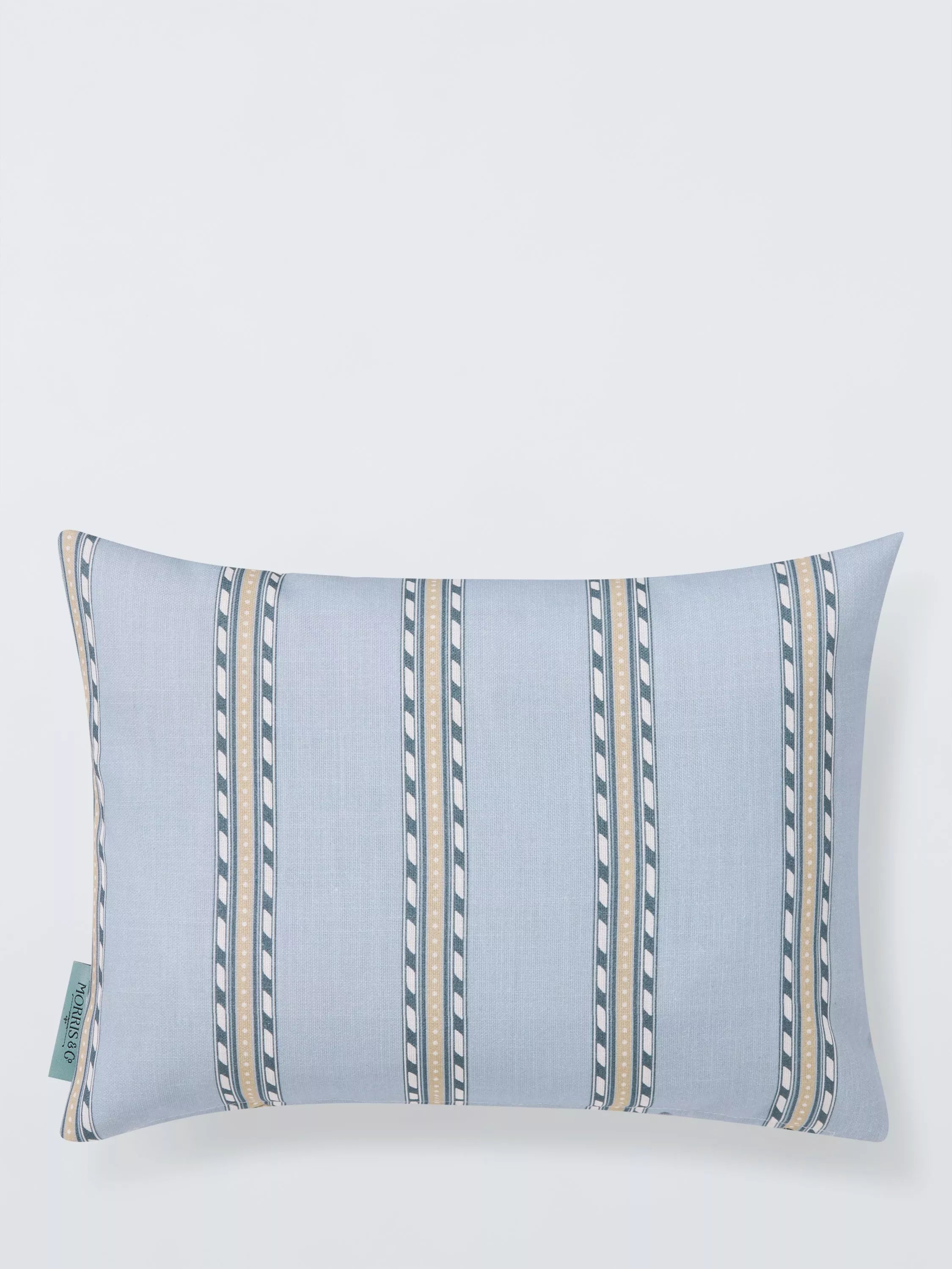 Morris & Co. blue stripe cushion 30x40cm, UK version