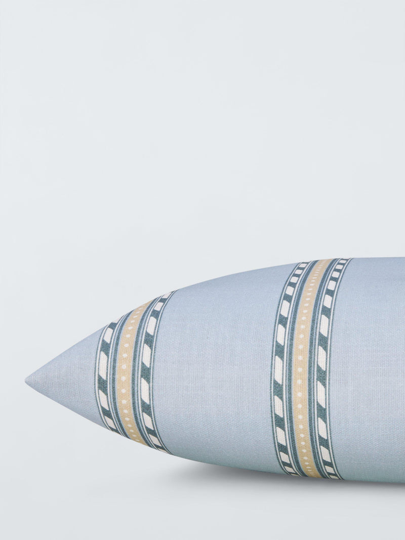 Morris & Co. blue stripe cushion 30x40cm, UK version