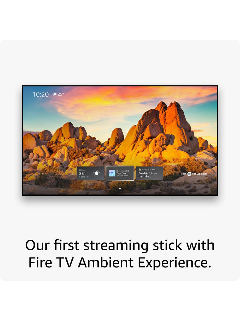Amazon Fire TV Stick 4K Max 2nd generation streaming device (British brand)