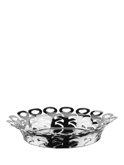John Lewis Alessi Vimini Large Stainless Steel Storage Basket- Buy online at McGrocer