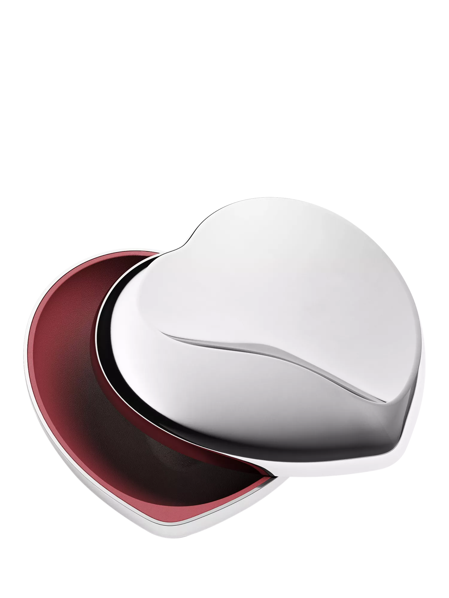 Georg Jensen heart pill box stainless steel (British brand)