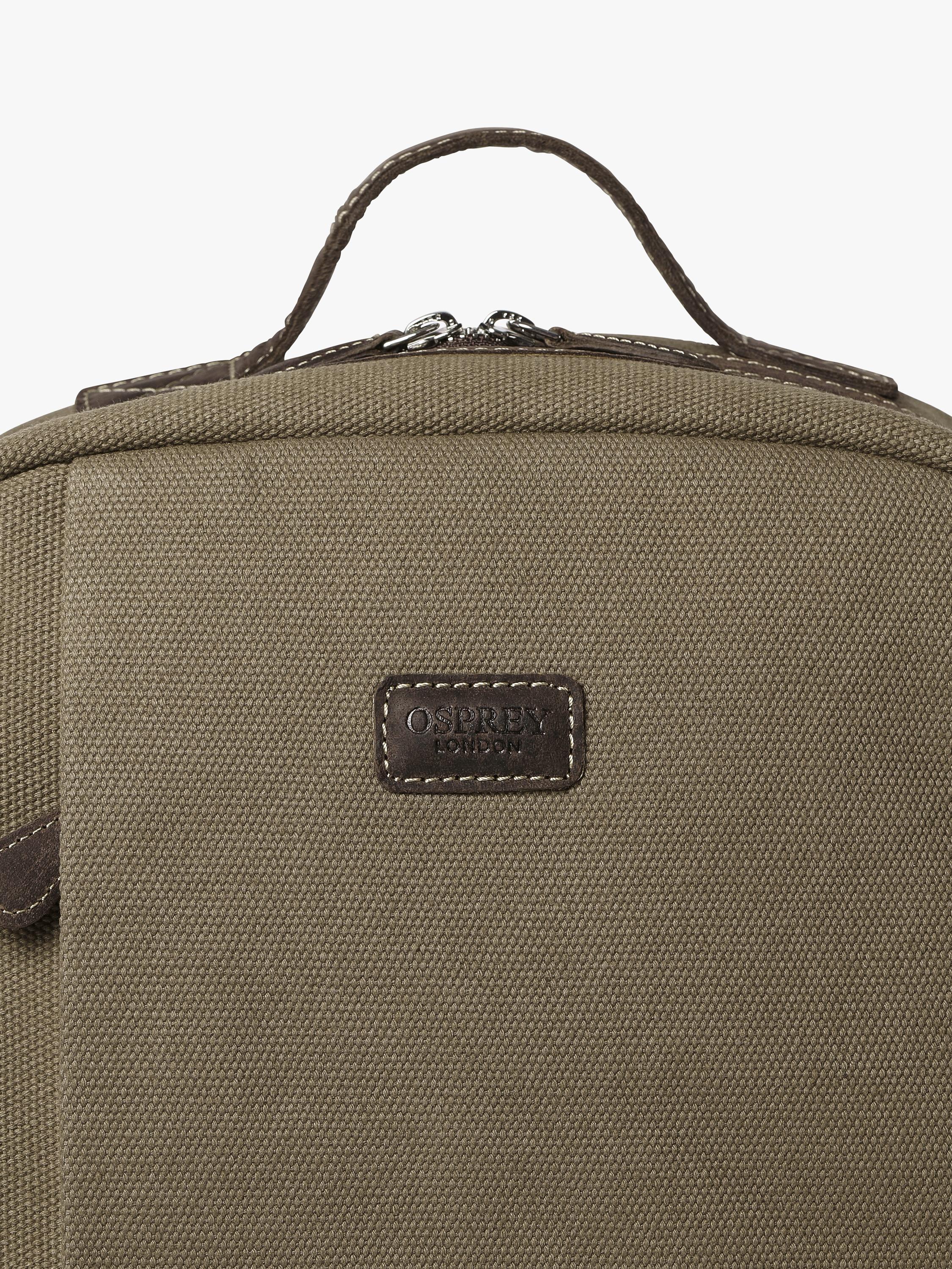 Osprey London Hunter canvas backpack khaki (British brand)