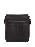 Osprey London leather messenger bag black (British brand)