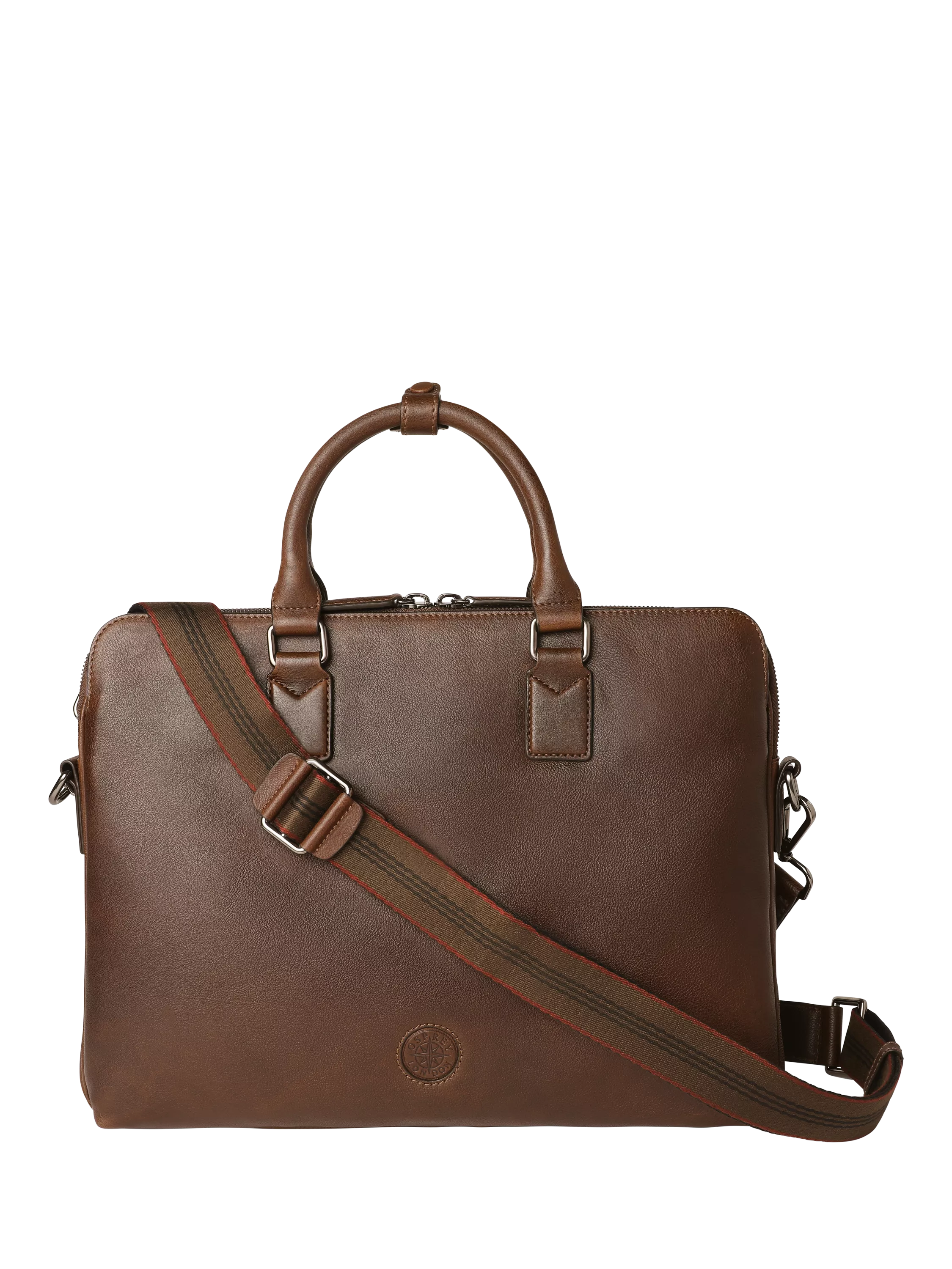 OSPREY LONDON Compass Leder-Laptoptasche - Britisches Produkt