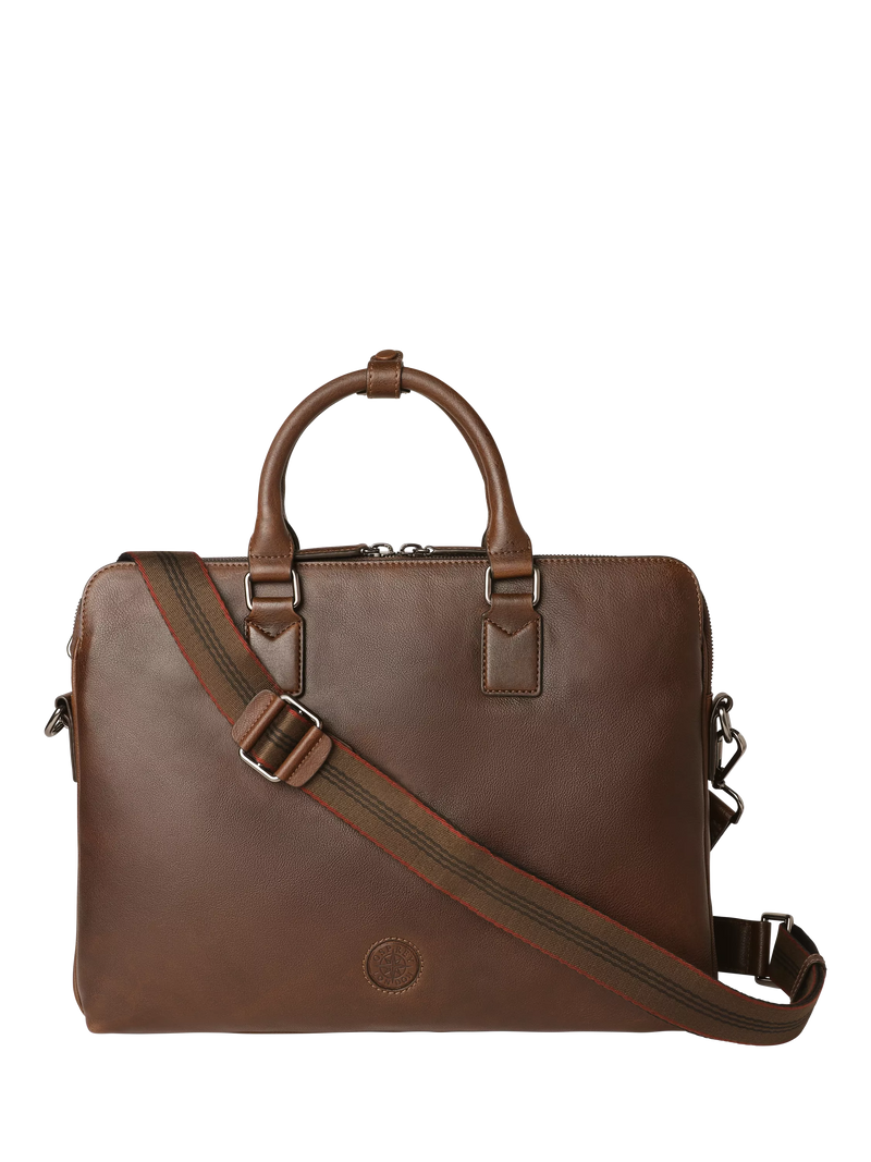 OSPREY LONDON Compass Leder-Laptoptasche - Britisches Produkt