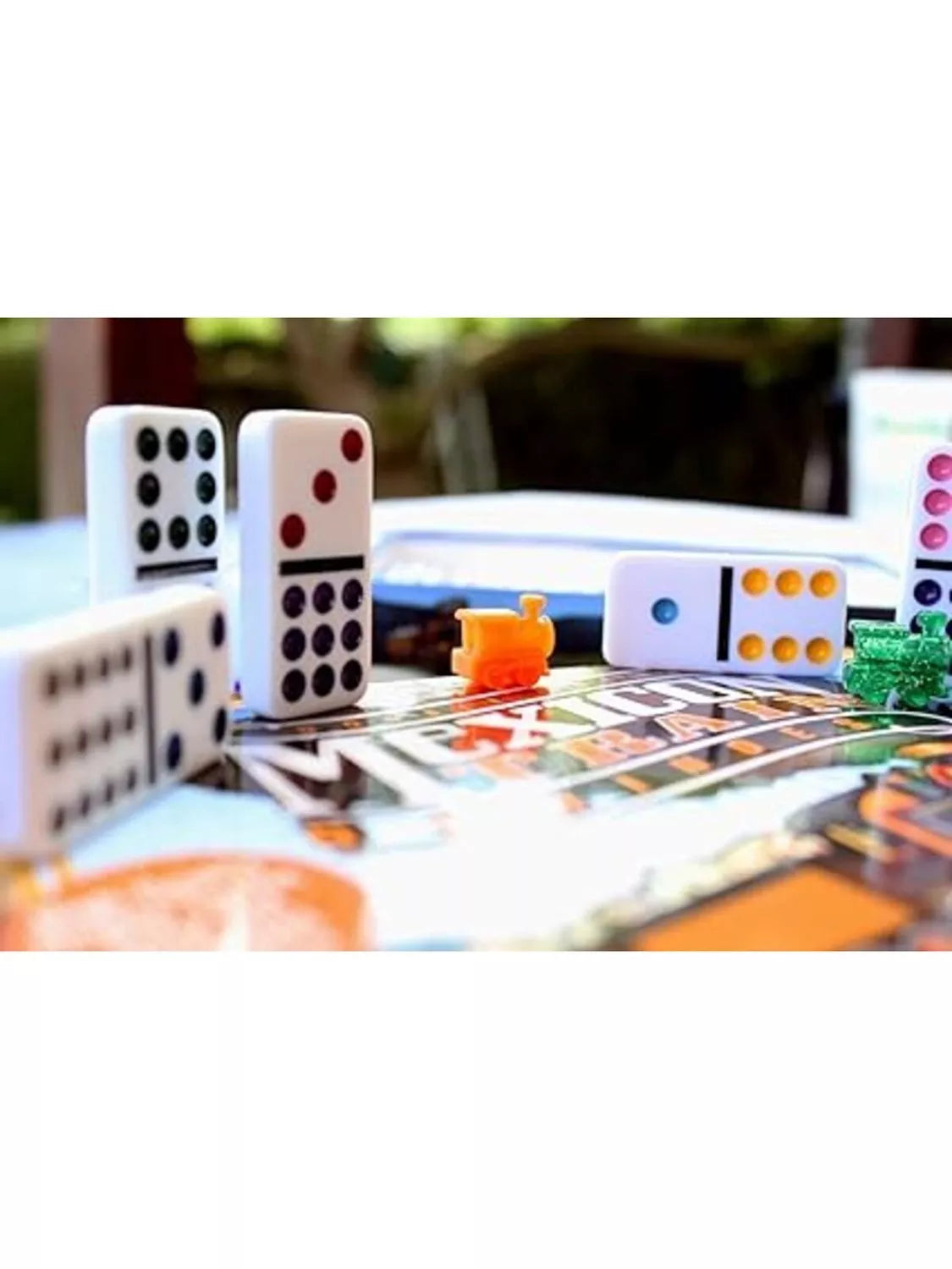 Goliath Mexican Train Dominoes board game, imported from the UK