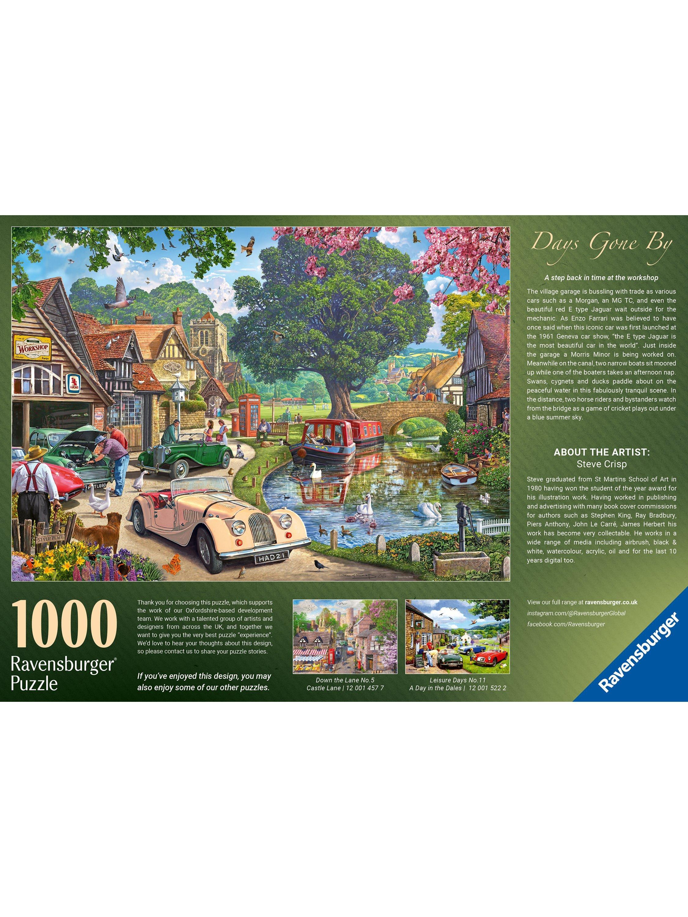 Ravensburger Days Gone By jigsaw puzzle 1000 pieces, UK version