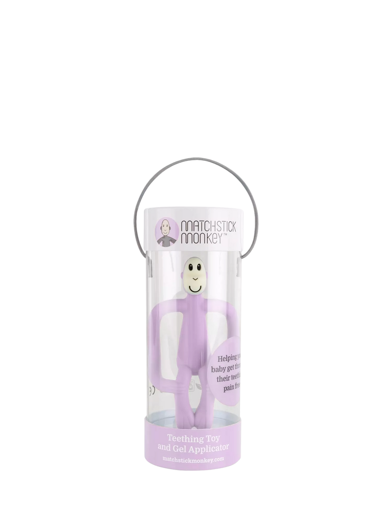Matchstick Monkey teething toy lilac - British product