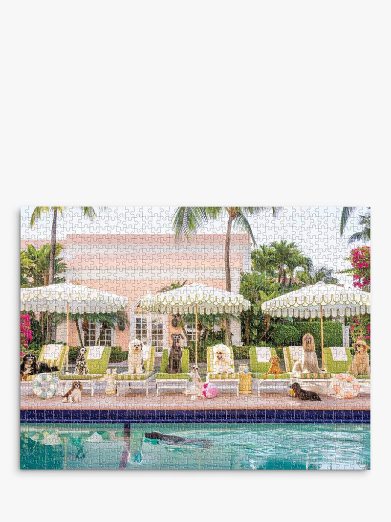 Galison Palm Beach Pool jigsaw puzzle 1000 pieces, UK version