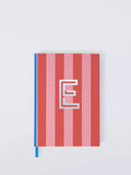 John Lewis Stripe Alphabet Notebook (Letter A) A5 Lined Hardback