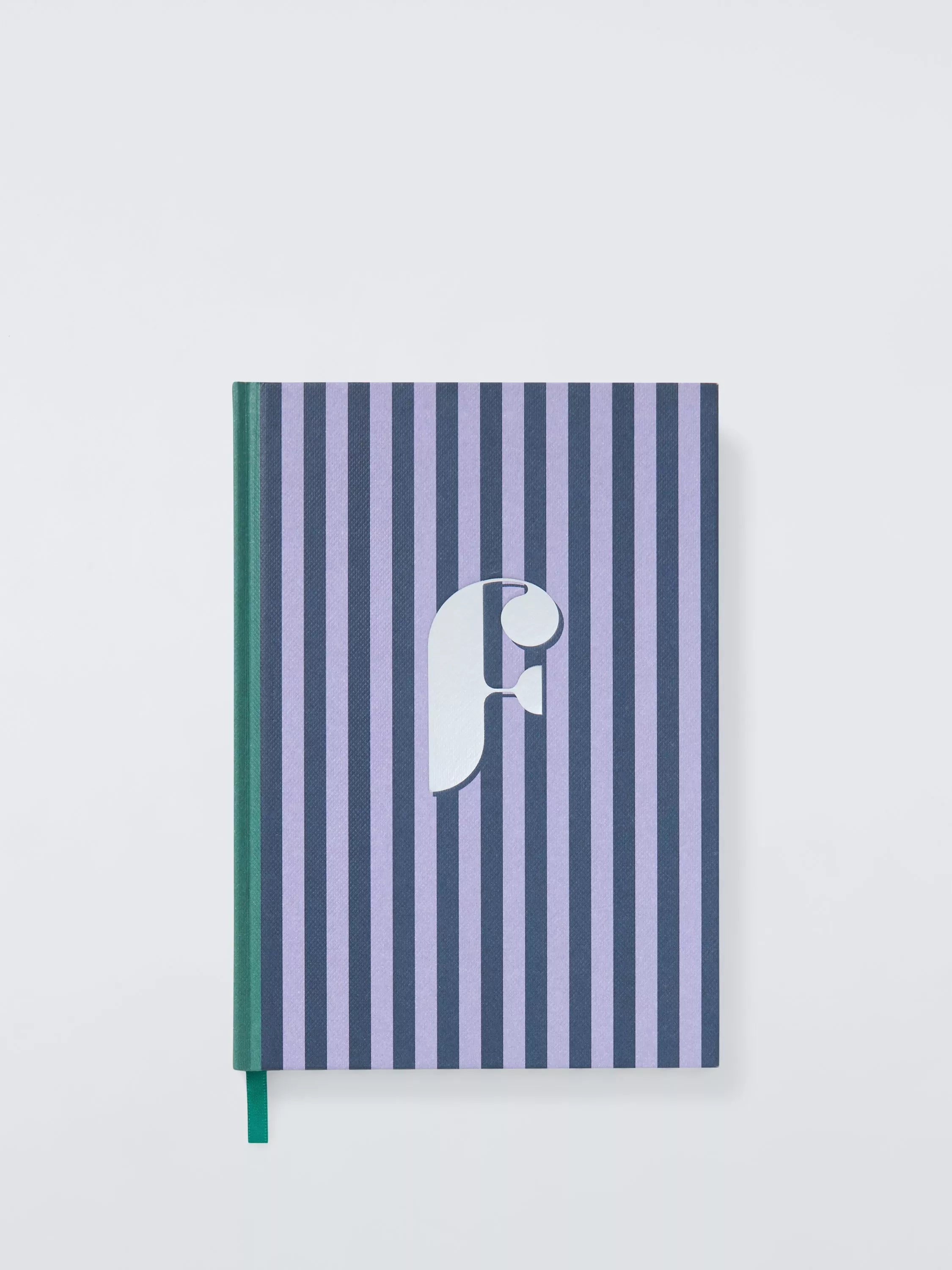 John Lewis Stripe Alphabet Notebook (Letter A) A5 Lined Hardback