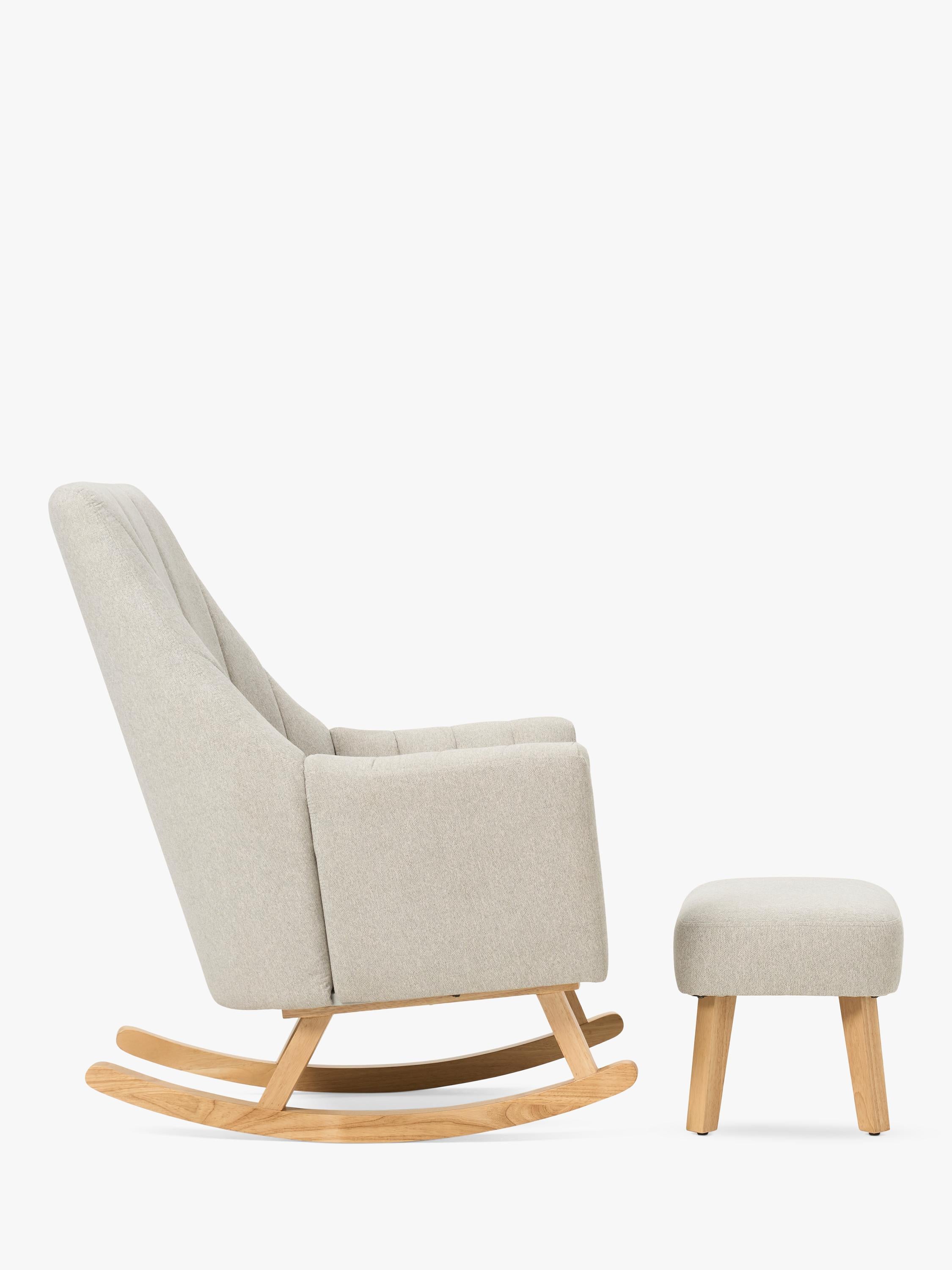 Tutti Bambini nursing rocking chair with footstool (British brand)