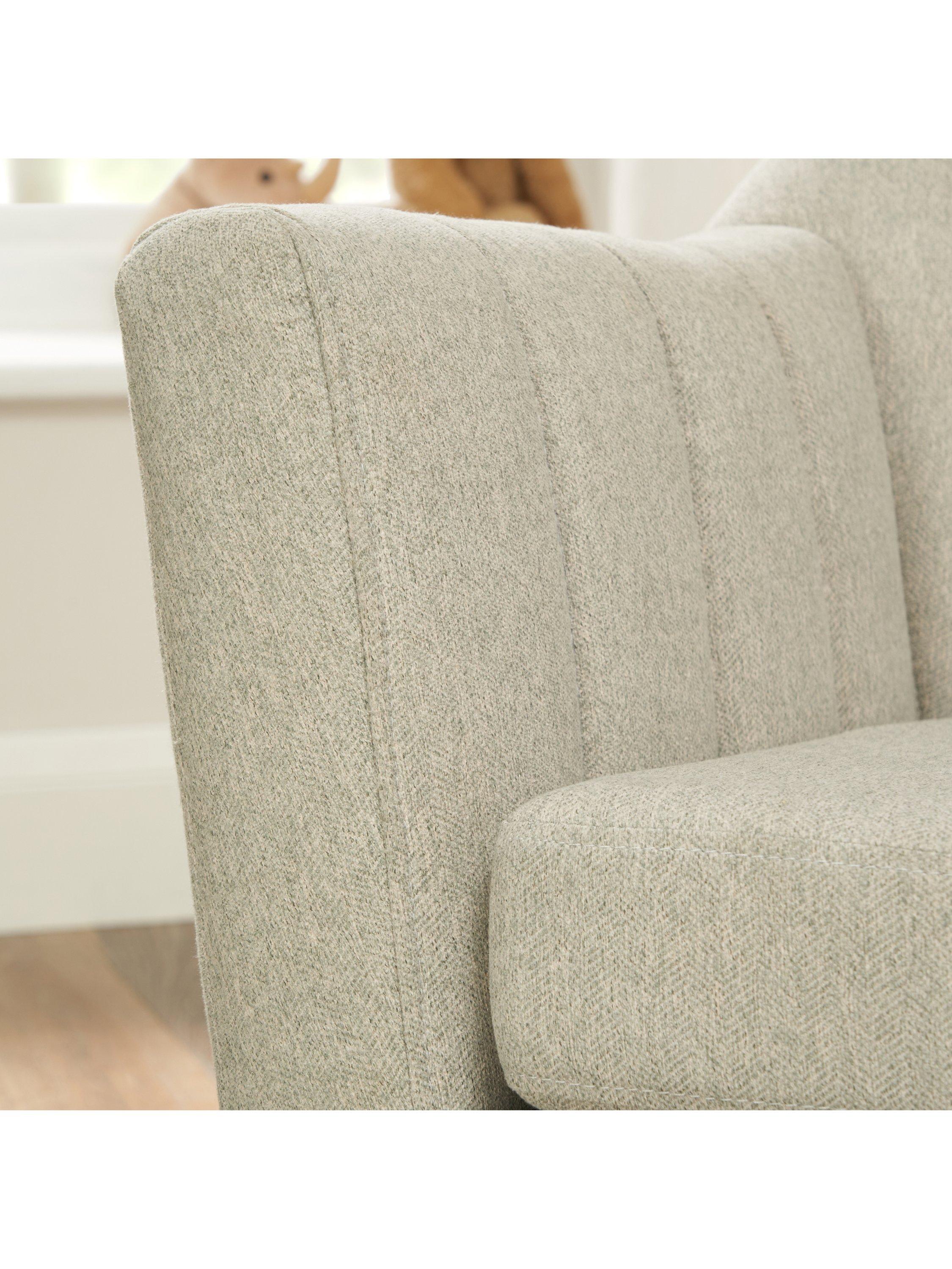 Tutti Bambini nursing rocking chair with footstool (British brand)