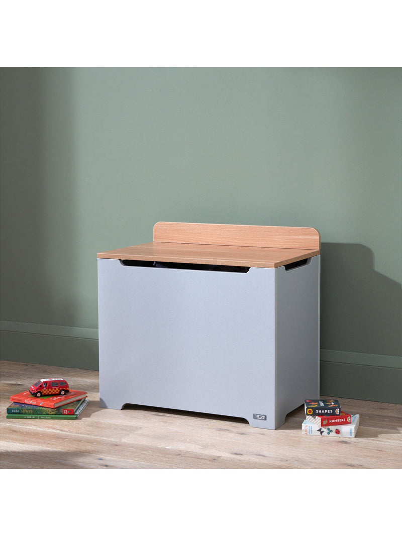 Tutti Bambini wooden toy box with seating (British brand)
