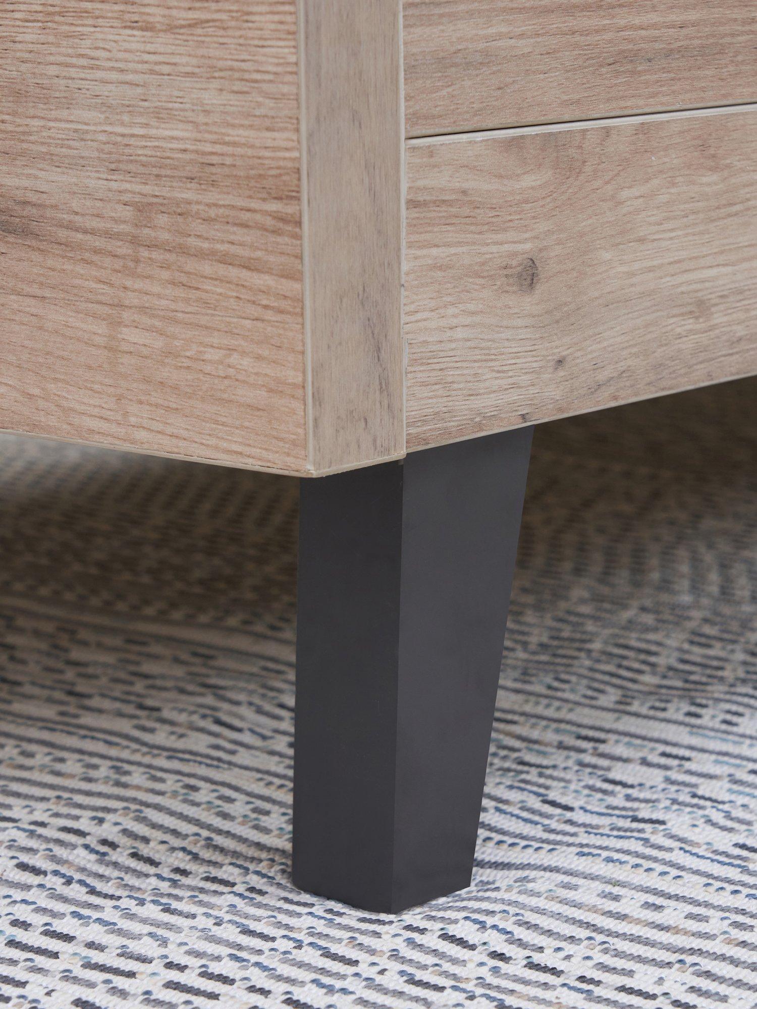 Tutti Bambini cot bed in oak slate finish (British brand)