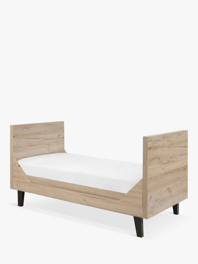 Tutti Bambini cot bed in oak slate finish (British brand)