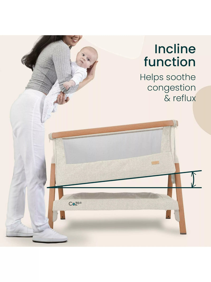 Tutti Bambini CoZee baby bedside crib (British brand)