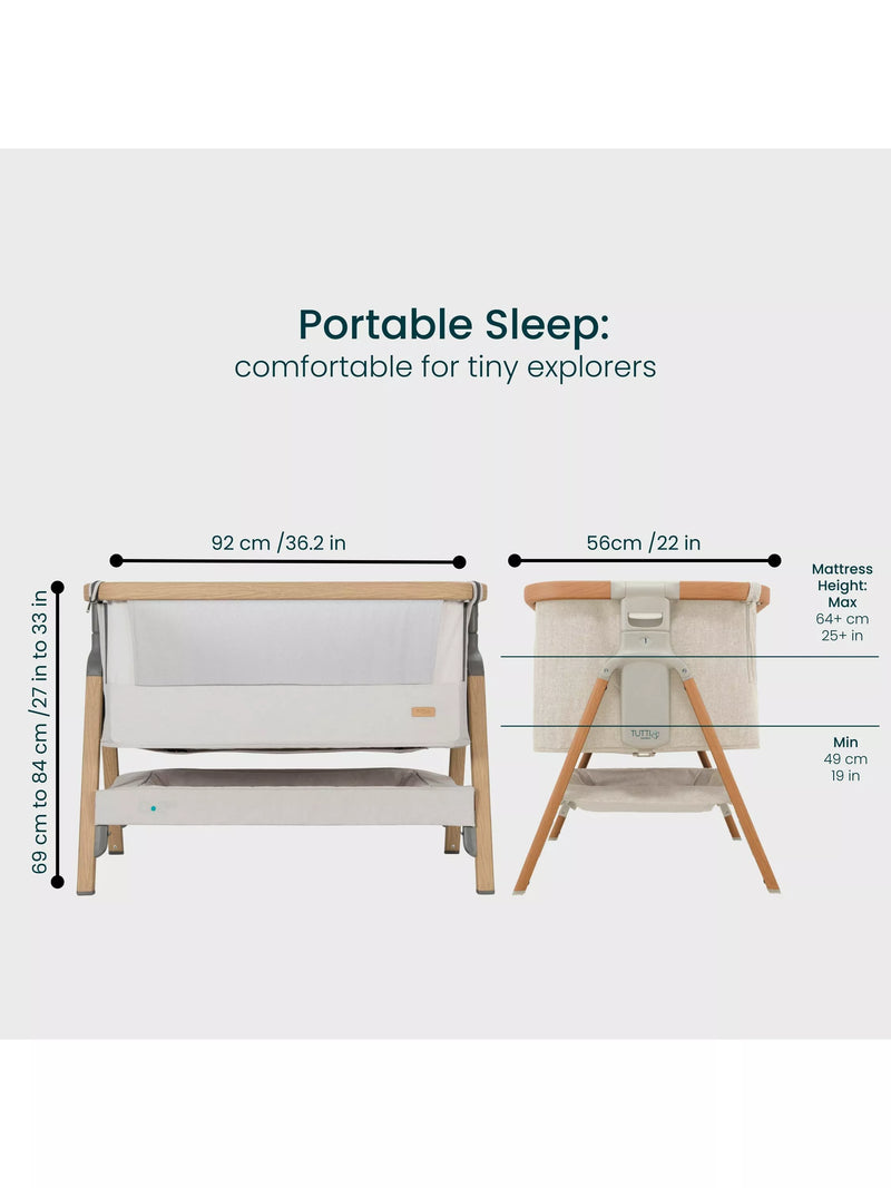 Tutti Bambini CoZee baby bedside crib (British brand)